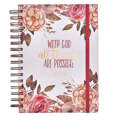 With God All Things are Possible Journal - Pura Vida Books