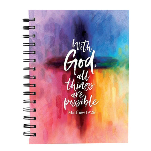 With God All Things are Possible Notebook Journal - Pura Vida Books