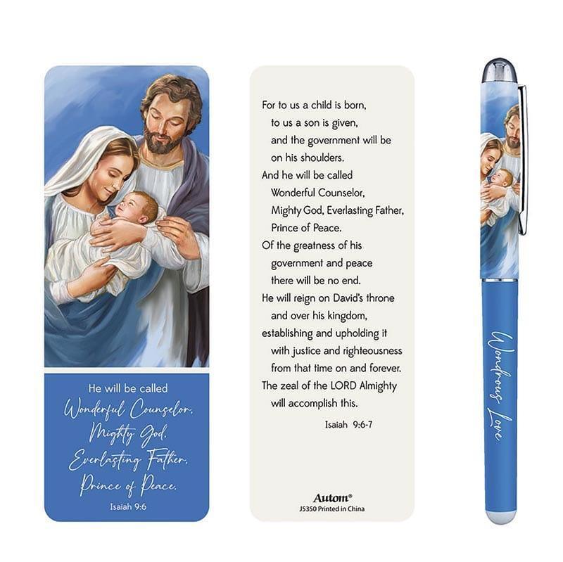 Wondrous Love Gift Pen with Bookmark - Pura Vida Books