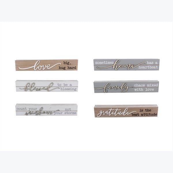 Wood Box tabletop wall sign - Pura Vida Books