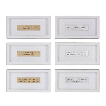 Wood Box with 3D Sign - Pura Vida Books
