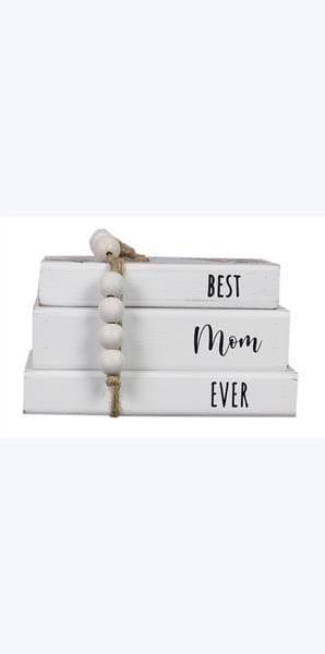 Wood Faux Book Tabletop Décor, 2 Assorted - Pura Vida Books