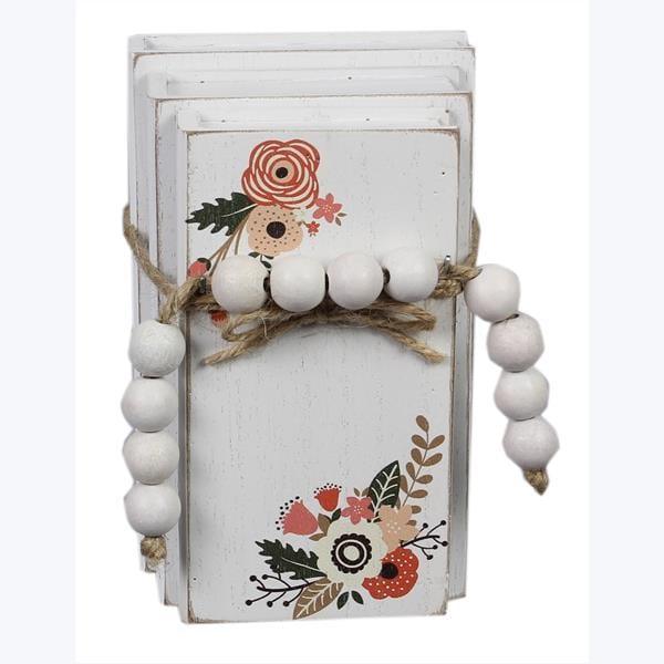 Wood Faux Book Tabletop Décor, 2 Assorted - Pura Vida Books