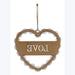 Wood Heart Shaped Wall Sign With Blessing Beads - Pura Vida Books