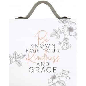 WORD BLOCK- Be Known For Your Kindness And Grace - Pura Vida Books