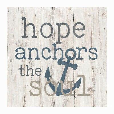 WORD BLOCK Hope Anchors the Soul - Pura Vida Books