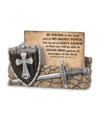 Word of God, Armor of God Scripture Card Holder, with 30 Cards, Ephesians 6 - Pura Vida Books