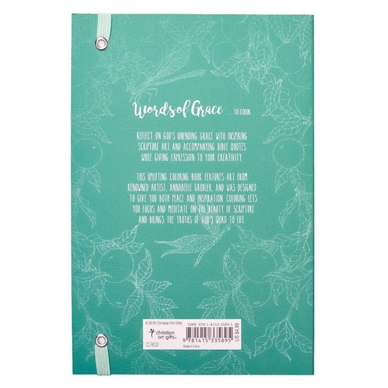 Words of Grace to Color Coloring Book - Pura Vida Books