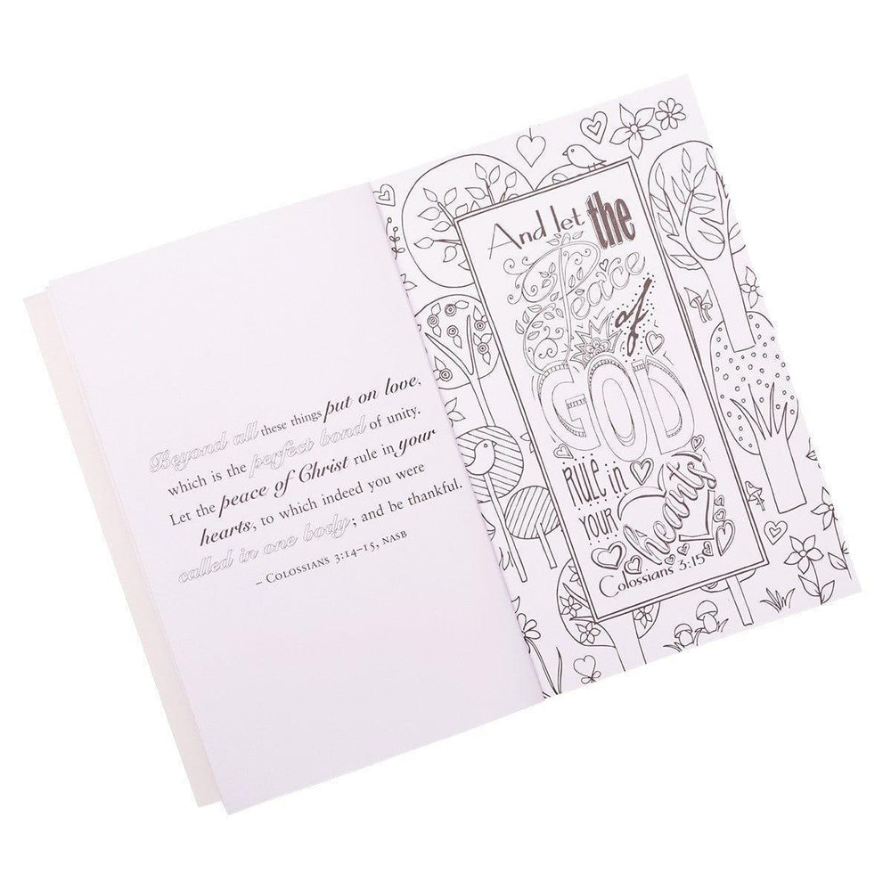 Words of Grace to Color Coloring Book - Pura Vida Books