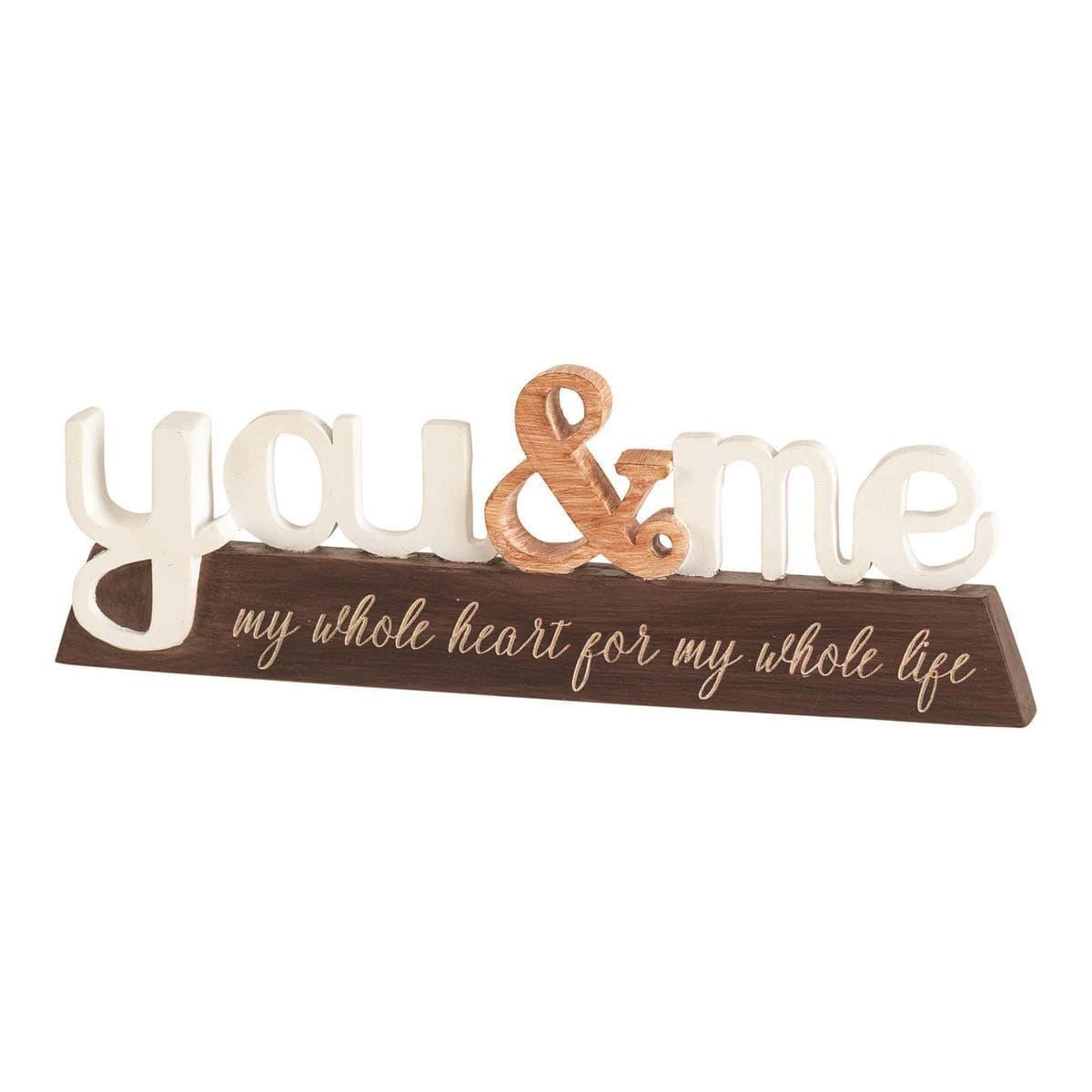 You & Me Word Figurine - Pura Vida Books