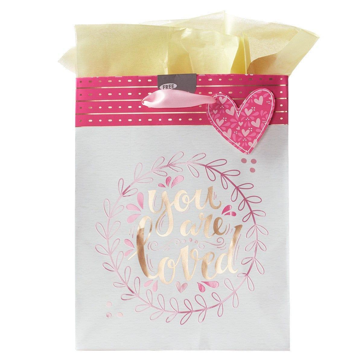 You Are Loved - 1 John 4:19 Medium Gift Bag - Pura Vida Books