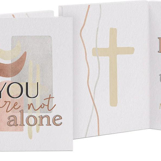 You are not alone - Mini wooden keepsake card - Pura Vida Books