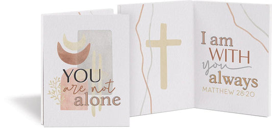 You are not alone - Mini wooden keepsake card - Pura Vida Books