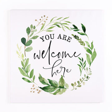 You Are Welcome Here Cuadro Canvas - Pura Vida Books