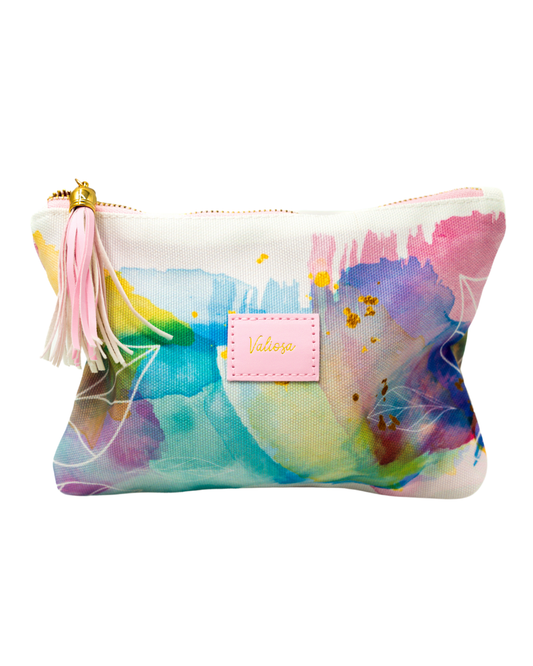 Zipper Pouch Pastel | Valiosa | Acuarela