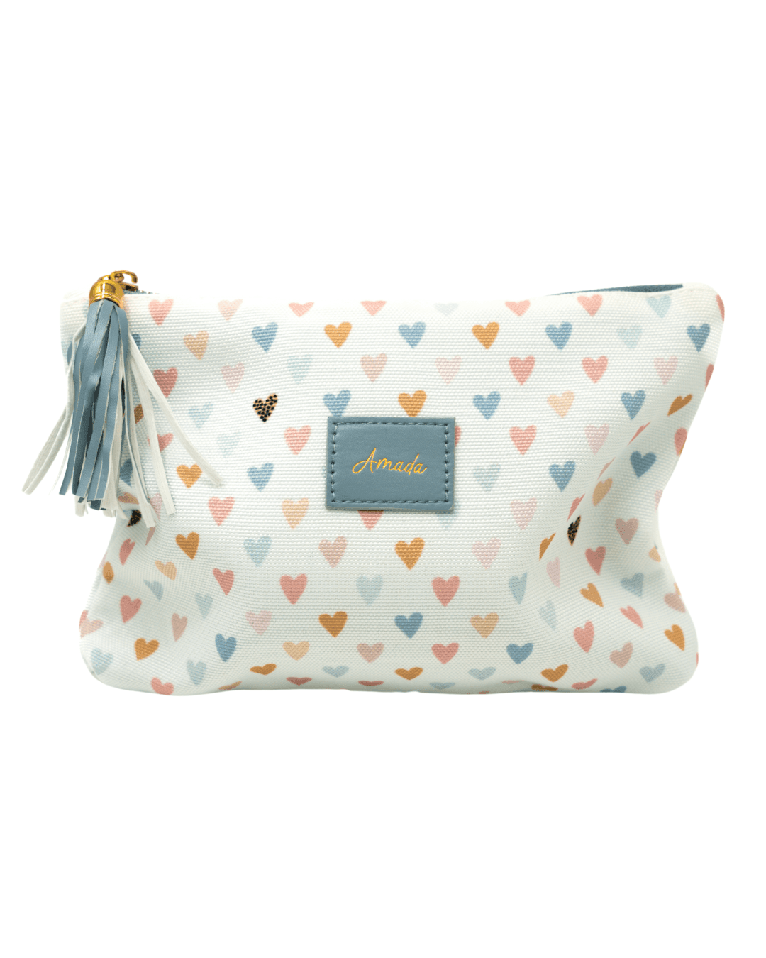 Zipper Pouch Pastel Amada | Corazones
